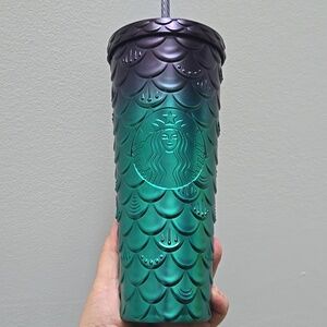 Starbucks 2025 Purple/green Siren Mermaid Scales Venti Tumbler